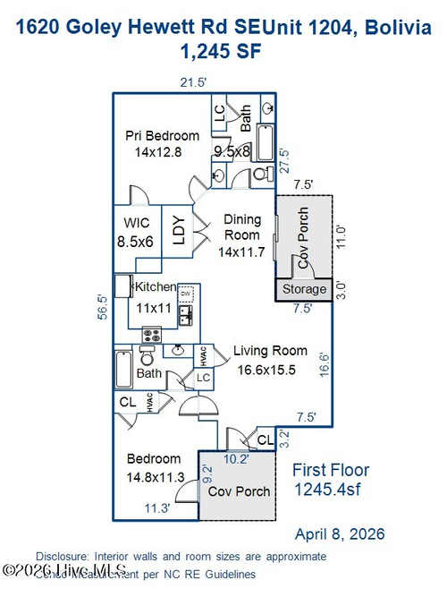 unit-1204-1620 Goley Hewett Rd Se, Bolivia, NC, 28422-8260 | Card Image