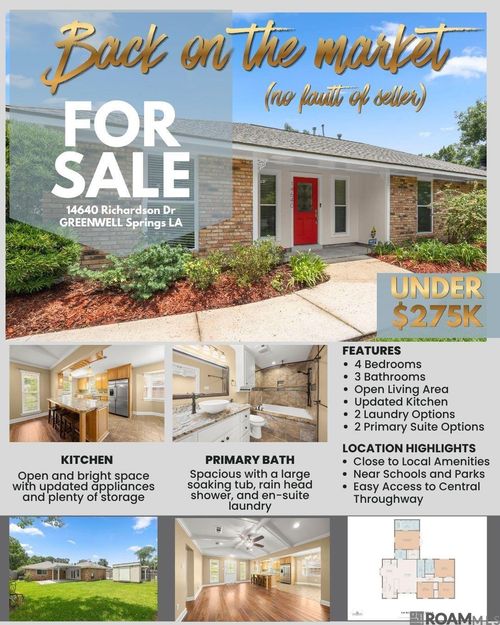 14640 Richardson Dr, Greenwell Springs, LA, 70739-3436 | Card Image