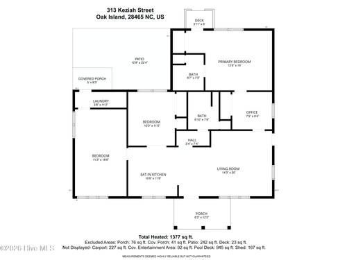 313 Keziah St, Oak Island, NC, 28465-8148 | Card Image