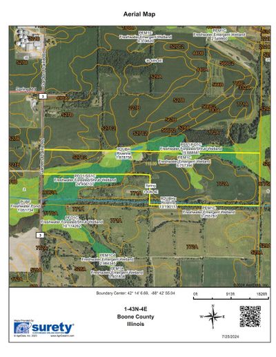 Lot 2 Garden Prairie Road, Home with 0 bedrooms, 0 bathrooms and null parking in Garden Prairie IL | Image 1