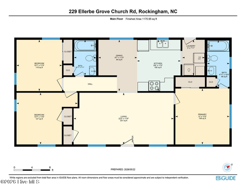 229 Ellerbe Grove Church Rd, Rockingham, NC, 28379-7343 | Card Image