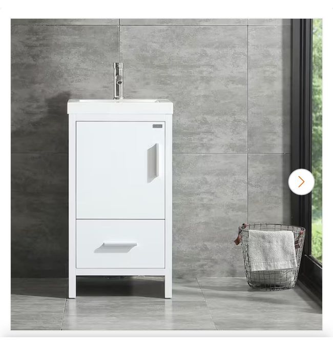 New vanity being installed. | Image 12