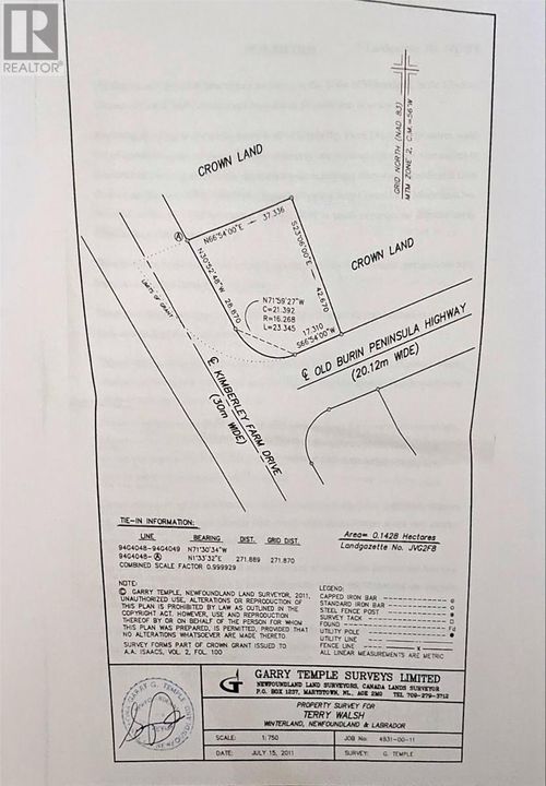 0 Kimberley Farm Drive, Winterland, NL, A0E2Y0 | Card Image