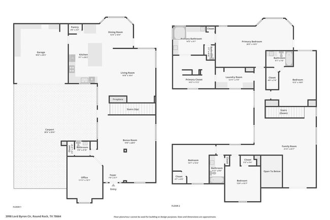 3998 Lord Byron Cir, House other with 4 bedrooms, 4 bathrooms and 6 parking in Round Rock TX | Image 39