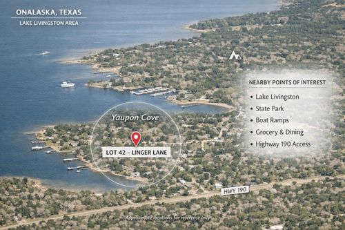 Lot 42 Linger Ln, Onalaska, TX, 77360-7083 | Card Image