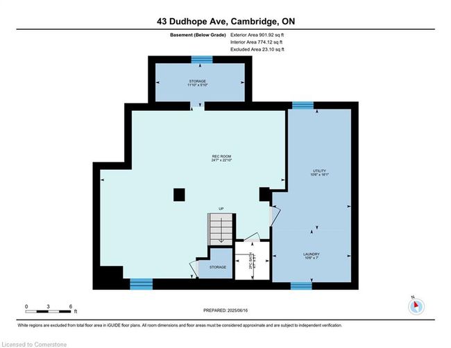 43 Dudhope Ave, House other with 4 bedrooms, 2 bathrooms and 6 parking in Cambridge ON | Image 39