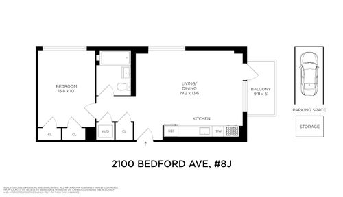 8j-2100 Bedford Ave, Brooklyn, NY, 11226-2988 | Card Image