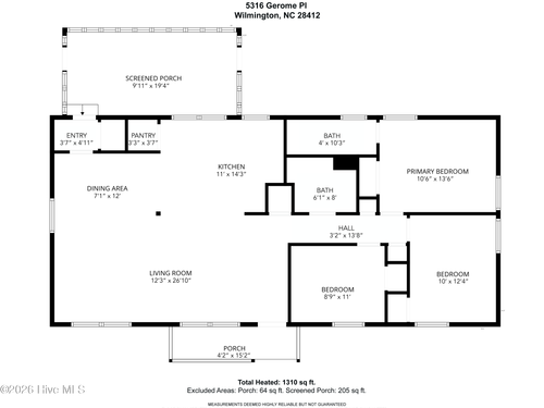 5316 Gerome Pl, Wilmington, NC, 28412-7915 | Card Image