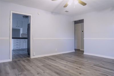 Entrance foyer with ceiling fan and hardwood / wood-style floors | Image 3