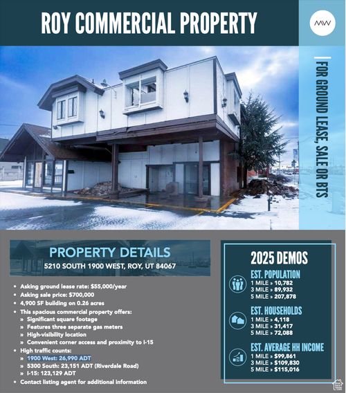 5210 S 1900 W, Roy, UT, 84067-2905 | Card Image