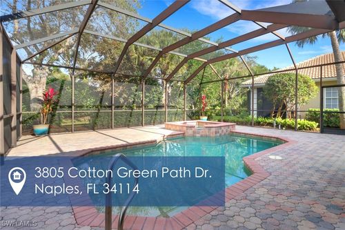 3805 Cotton Green Path Dr, NAPLES, FL, 34114-9479 | Card Image