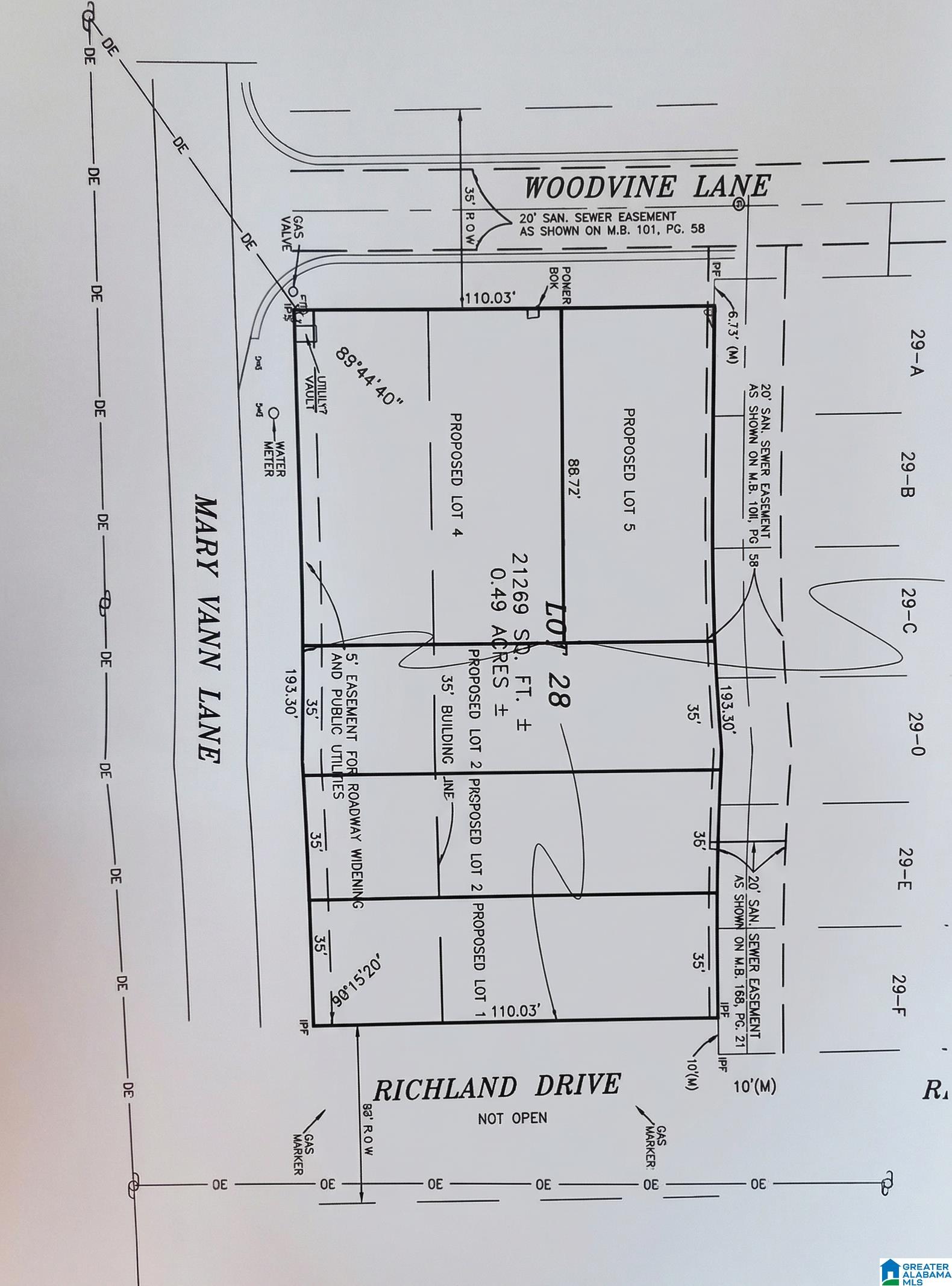 Land in CENTER POINT 2