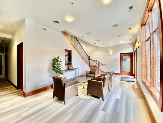 Interior space featuring stairway and visible vents | Image 6