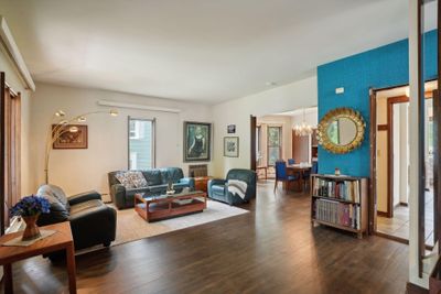 Spacious and open with recently refinished wood floors though out home! | Image 3