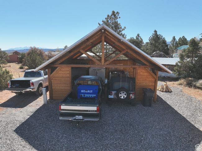 View of parking / parking lot with a carport and a mountain view | Image 20