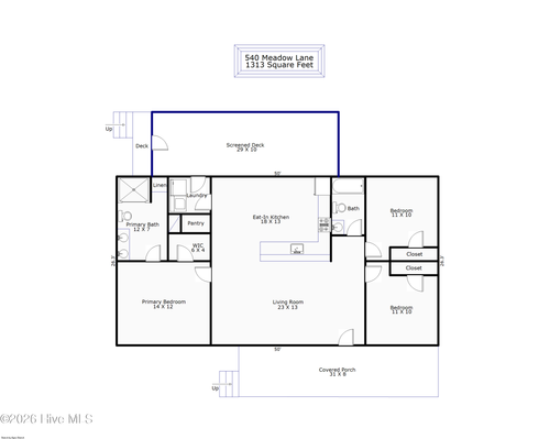 540 Meadow Ln, Burgaw, NC, 28425-3047 | Card Image