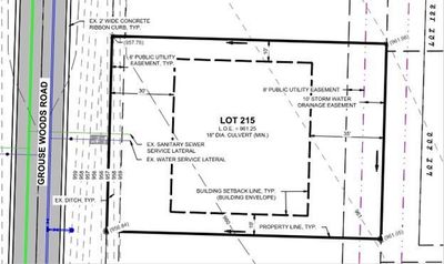 Lot 215 Grouse Woods Road, Home with 0 bedrooms, 0 bathrooms and null parking in Windsor WI | Image 1