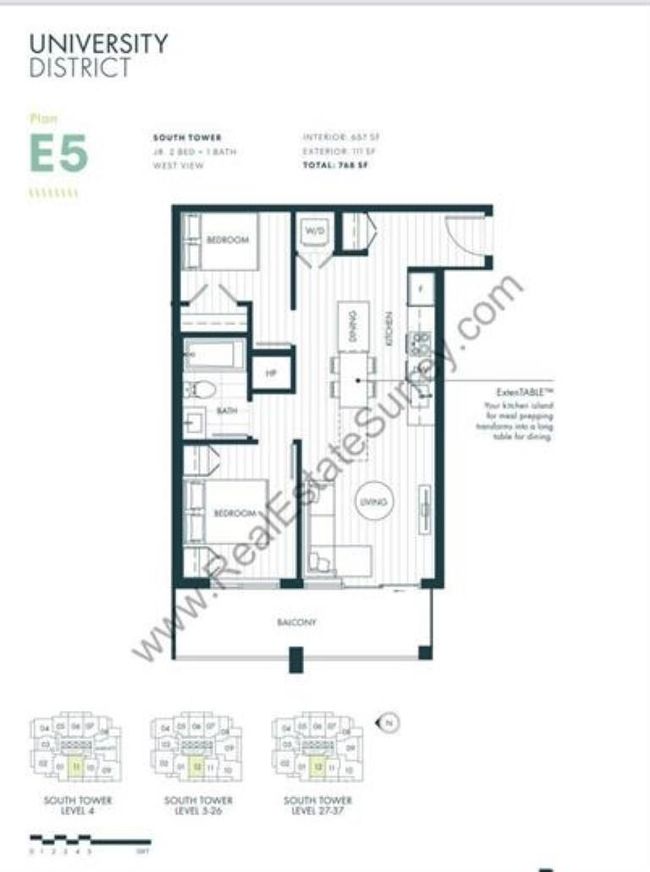 512 - 13428 105 Avenue, Condo with 2 bedrooms, 0 bathrooms and 1 parking in Surrey BC | Image 14