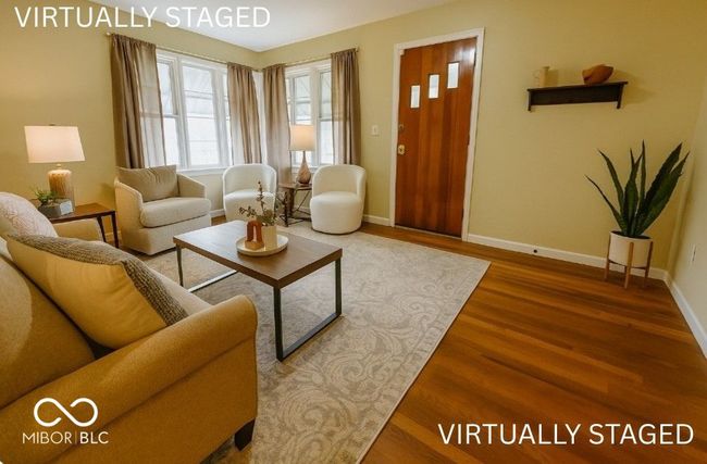 Virtually staged living room | Image 51