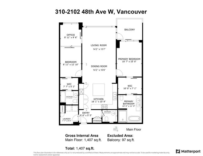 310 - 2102 W 48 Th Avenue, Condo with 2 bedrooms, 2 bathrooms and 2 parking in Vancouver BC | Image 40