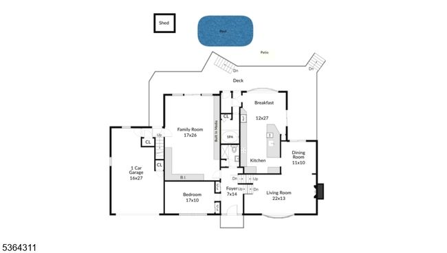2242 Shawnee Path, House other with 5 bedrooms, 3 bathrooms and null parking in Scotch Plains NJ | Image 30