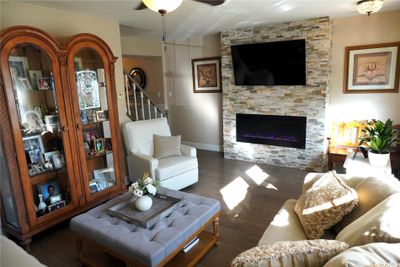 Living Room with Electric Fireplace | Image 2