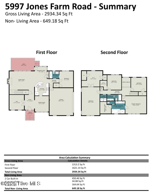 5997 Jones Farm Rd, Wake Forest, NC, 27587-3603 | Card Image