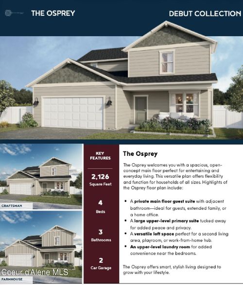 3448 N Columba St, Post Falls, ID, 83854-3844 | Card Image