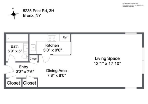 3h-5235 Post Rd, Bronx, NY, 10471-3039 | Card Image