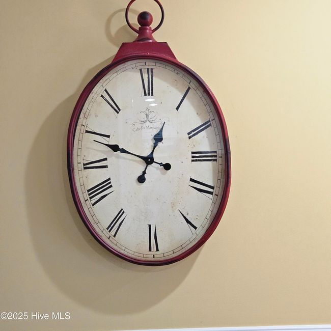 CLOSE UP: Remote desk work area Wall Clock | Image 44
