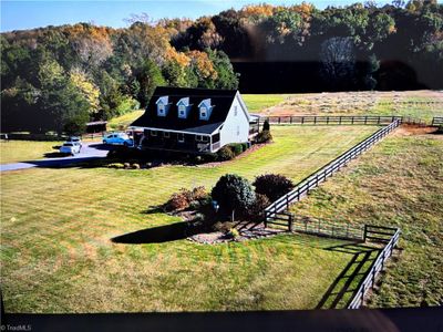 Three fenced fields, property goes into tree line | Image 1