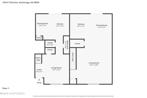 1810 E 72nd Ave, Anchorage, AK, 99507-2668 | Card Image