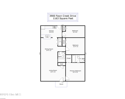 3900 Fawn Creek Dr, Wilmington, NC, 28409-3270 | Card Image