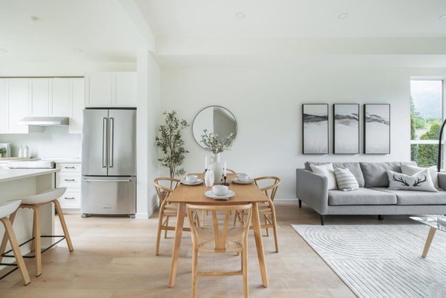 Dining area with light wood-style floors | Image 7