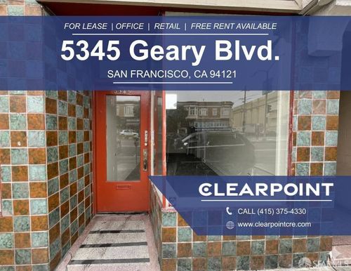 5345 Geary Boulevard, San Francisco, CA, 94121 | Card Image