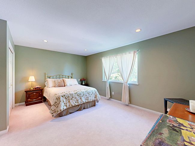 Carpeted bedroom with baseboards and recessed lighting | Image 31