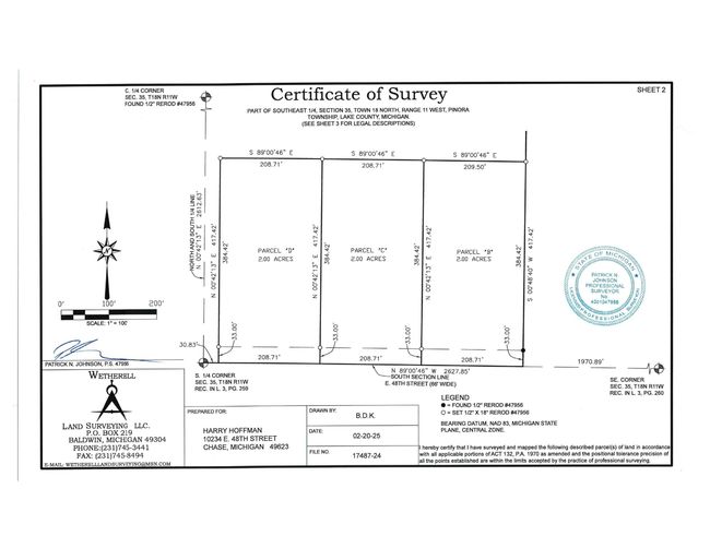 2 E 48 Th St, Home with 0 bedrooms, 0 bathrooms and null parking in Chase MI | Image 4
