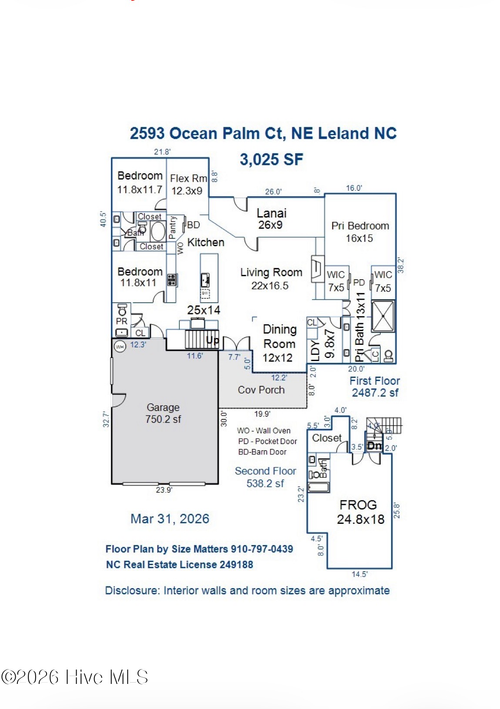 2593 Ocean Palm Ct Ne, Leland, NC, 28451-6080 | Card Image