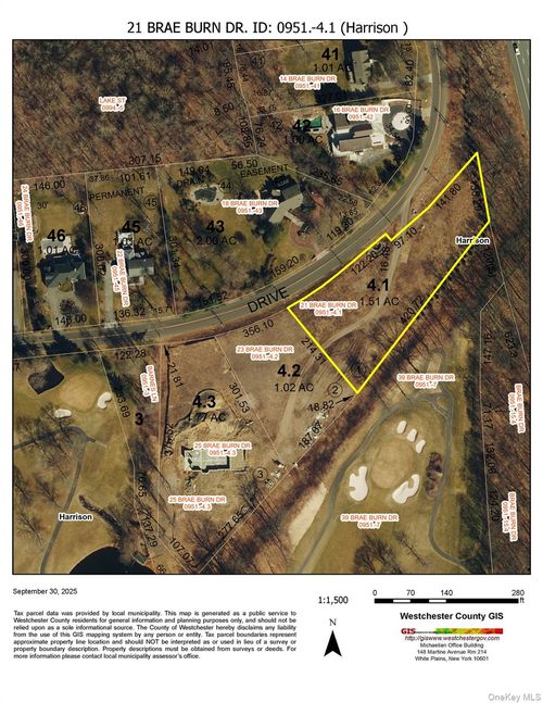 21 Brae Burn Dr, Purchase, NY, 10577-1003 | Card Image