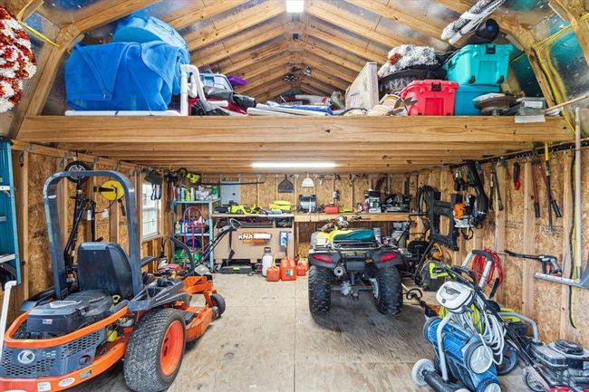 16x20 Storage Shed w/loft, lighting and power | Image 21