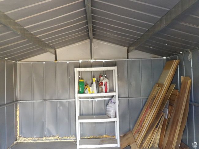 Inside storage shed located in backyard. | Image 45