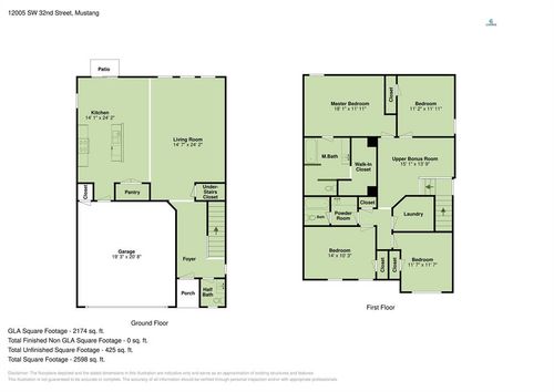 12005 Sw 32nd St, Yukon, OK, 73099-3693 | Card Image