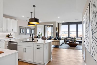 Views from the kitchen show more of our truly open concept. Photo of model home. | Image 3