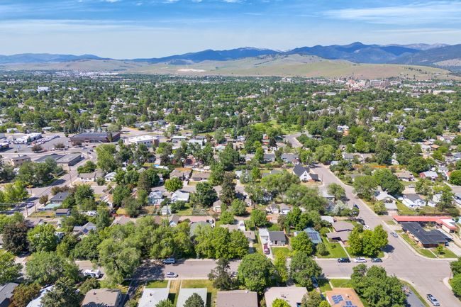 Aerial view of residential area with a mountainous background | Image 53