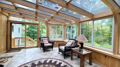 Custom sun room addition, tile floor | Image 2