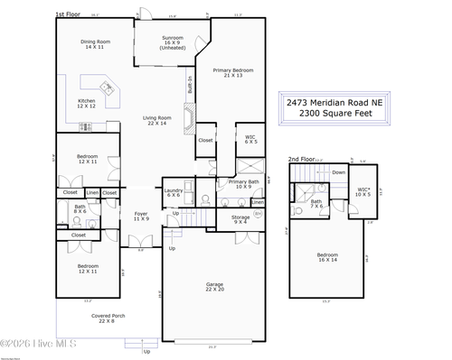 2473 Meridian Rd Ne, Leland, NC, 28451-5201 | Card Image