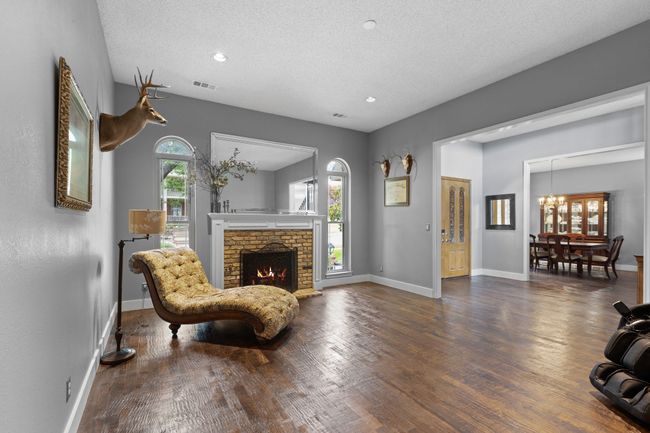 Huge study with a gas log fireplace! | Image 5