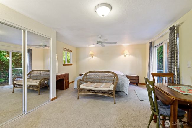 Bdrm in cabin #1 has a large King size bed. | Image 13
