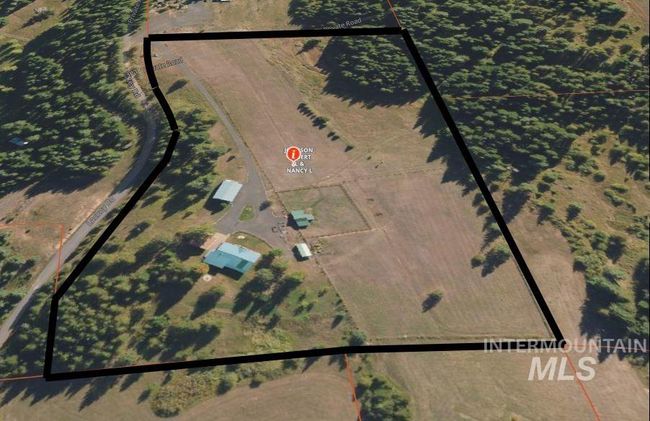 Aerial view of property's location featuring property parcel outlined | Image 33