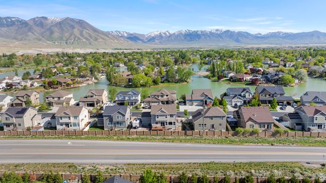 Aerial view with a residential view and a water and mountain view | Image 33